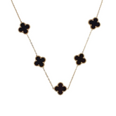 Black Clover Pendant Necklace