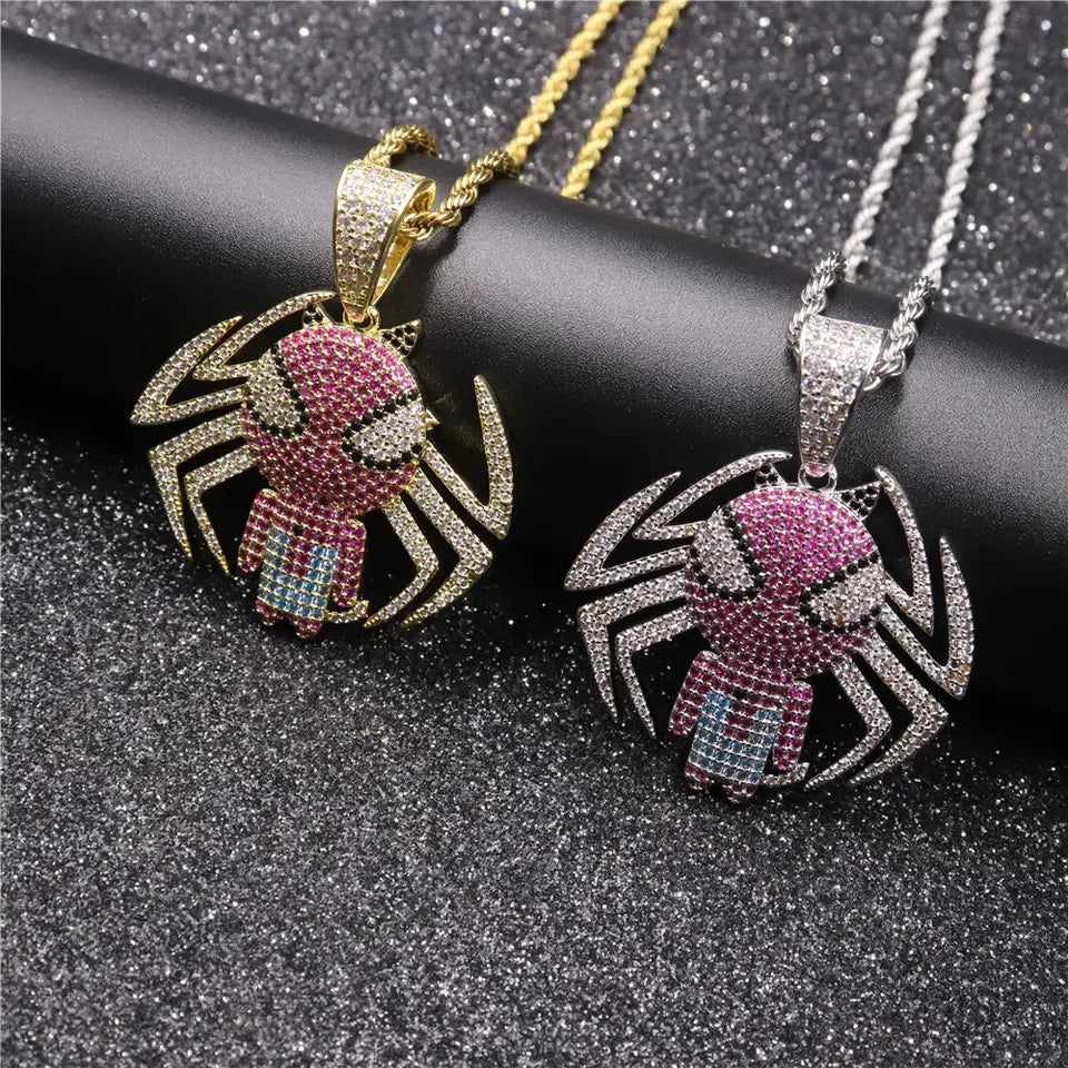 Spider Man Pendant - Luxuria Jewellery