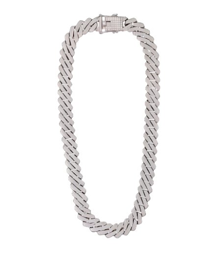 Iced Cuban Chain - Silver - Luxuria Jewellery
